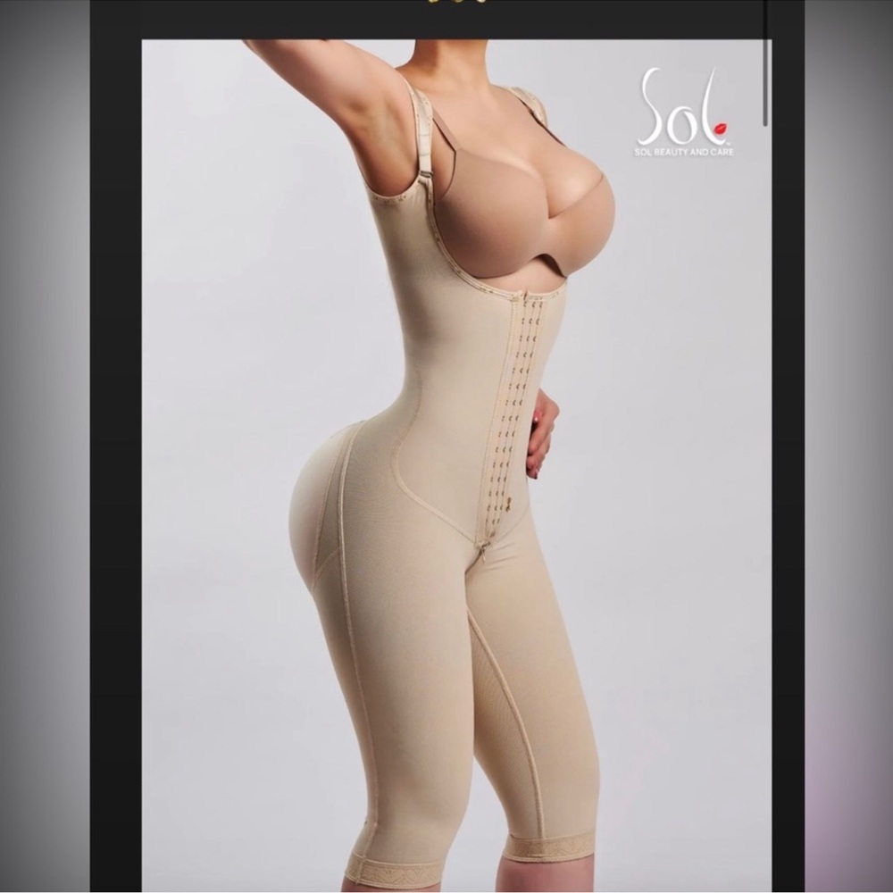 Women's Beige Shapewear Bodysuit